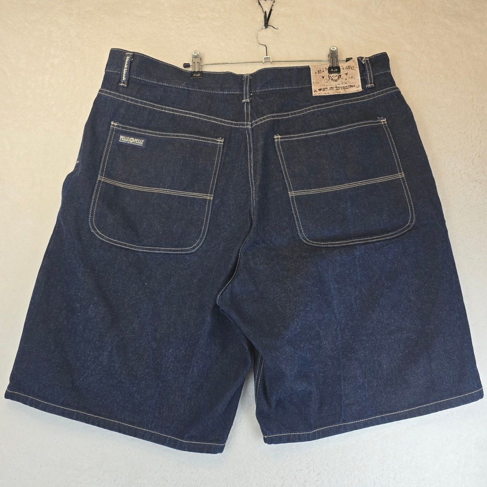 Pelle Vintage Y2K 90s Skater Shorts Jorts Mens 42 Jean Denim Hip Hop Grunge Long